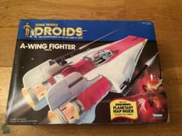 Vintage Star Wars Kenner Boxed Droids With Instructions - A-Wing Fighter Vehicle