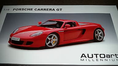 1/18 Autoart 2007 Porsche Carrera GT RED Paul Walker RED Porsche Carrera GT v10