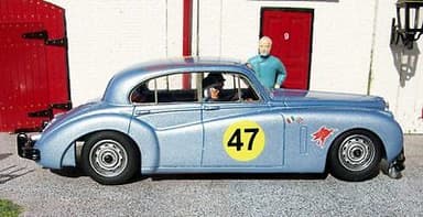 1/32 RESIN BODIED JAGUAR MK7 SLOT CAR *UNIQUE* Mulsanne Models.