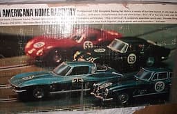 1965 REVELL AMERICANA HOME RACEWAY SLOT CAR TRACK