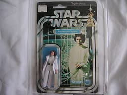 1977 vintage Star Wars ANH RARE MOC carded kenner Princess leia organa 12 back