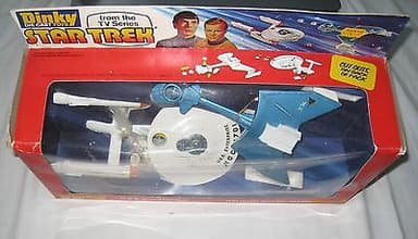 1978 Dinky Die Cast 309 Star Trek U.S.S. Enterprise & "Klingon" Battle Cruiser