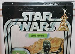 1978 Kenner Palitoy Star Wars Sand People 12 Back-A AFA 80 Carded MOSC UK