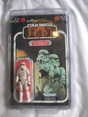 1983 Vintage TOP TOYS RARE ROTJ MOC carded kenner Stormtrooper clear bubble