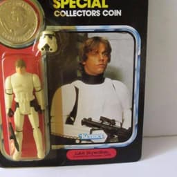1984 Vintage POTF LUKE SKYWALKER Imperial Stormtrooper ~MOC~PUN 92 Back NICE