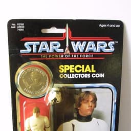 1984 Vintage POTF LUKE SKYWALKER Imperial Stormtrooper ~MOC~PUN 92 Back NICE