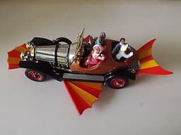 A Corgi Chitty Bang Bang No 266 Diecast Car with All Four Figures.