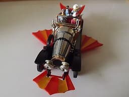 A Corgi Chitty Bang Bang No 266 Diecast Car with All Four Figures.