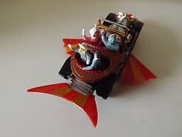 A Corgi Chitty Bang Bang No 266 Diecast Car with All Four Figures.