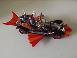 A Corgi Chitty Bang Bang No 266 Diecast Car with All Four Figures.