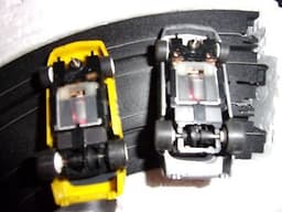 AURORA AFX TOMY HO SLOT CAR SET CORVETTE CLASSIC