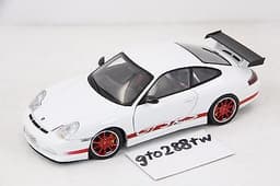 AUTOart 1:18 scale Porsche 911 GT3 RS 2004(996) White/Red stripes -Discontinued