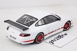 AUTOart 1:18 scale Porsche 911 GT3 RS 2004(996) White/Red stripes -Discontinued