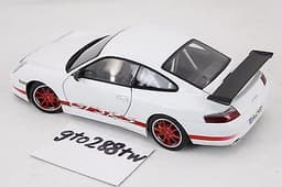 AUTOart 1:18 scale Porsche 911 GT3 RS 2004(996) White/Red stripes -Discontinued