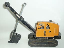 BIG 1950\'s REUHL LORAIN SHOVEL CRANE TL SERIES DIECAST TOY SALESMAN SAMPLE