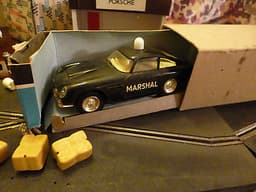 Boxed Vintage Scalextric Marshal\'s Aston Martin DB4
