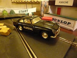 Boxed Vintage Scalextric Marshal\'s Aston Martin DB4