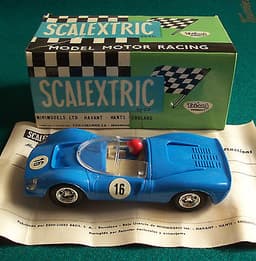 ¡BRAND NEW! SPANISH SCALEXTRIC EXIN "FERRARI GT 330/RACE TUNED" BLUE (REF. C-41)