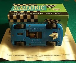 ¡BRAND NEW! SPANISH SCALEXTRIC EXIN "FERRARI GT 330/RACE TUNED" BLUE (REF. C-41)