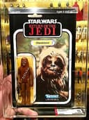 CHEWBACCA AFA 80 85 90 ROTJ 77 BACK ENDOR PHOTO 1983 KENNER STAR WARS VINTAGE