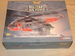 Corgi Aviation Archive diecast model aircraft Sea king helicopter RNAS Culdrose