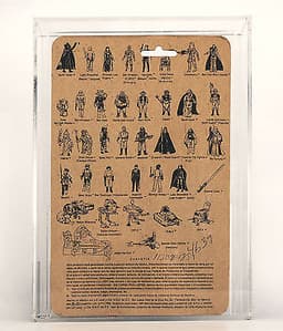 DARTH VADER - Lili Ledy - AFA 70 - 30 Back REGRESO 1983 Star Wars vintage MEXICO
