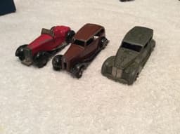 DINKY POST PRE WAR THREE CARS RESTORATION