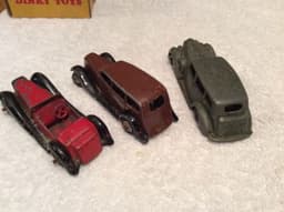 DINKY POST PRE WAR THREE CARS RESTORATION