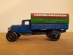 Dinky Toys 25 Series 25b Pre War 2nd Type Covered Van Wagon Truck RARE