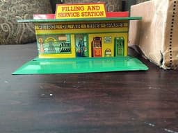 DINKY TOYS No 48 FILLING AND SERVICE STATION/PETROL STATION (SUPERB,PRE-WAR)