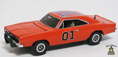Dukes of Hazzard General Lee Custom Diecast 1969 Dodge Charger Vector Wheels