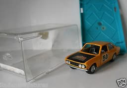 Fiat 124 Sport Coupe Rally Mercury 1/43 Diecast "Autobox" Near Mint Condition