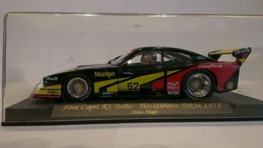 Fly Ford Capri rs Hockenheim1978 Slot Car / Scalextric with working lights