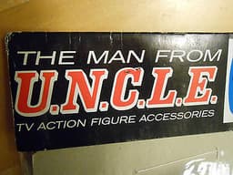 Gilbert Moon McDare Spaceman + The Man from U.N.C.L.E. action figure accessories