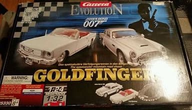 JAMES BOND GOLDFINGER SLOT CAR SET BY CARRERA NO,25330.