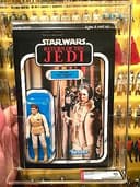 LEIA HOTH AFA 80 85 90 ROTJ 77 BACK CLEAR BUBBLE 1983 KENNER STAR WARS VINTAGE