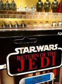 LEIA HOTH AFA 80 85 90 ROTJ 77 BACK CLEAR BUBBLE 1983 KENNER STAR WARS VINTAGE