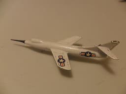 Mercury aeroplane art. 419 Douglas Skyrocket diecast like Dinky aircraft, rare.