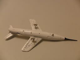 Mercury aeroplane art. 419 Douglas Skyrocket diecast like Dinky aircraft, rare.
