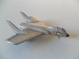 Mercury aeroplane Cutlass F7U-3 N.422 diecast like dinky aircraft, scarce.