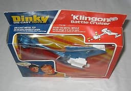 MIB 1977 Dinky Die Cast Toys 357 Star Trek "Klingon" Battle Cruiser