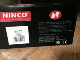 Ninco runs on Scalextric 50117 Ferrari 166mm Sable Salesmen 54 Slot Car New