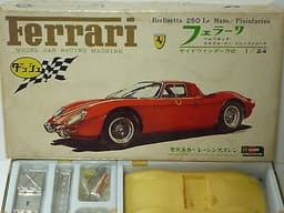 OLD HASEGAWA JAPAN "FERRARI 250 LM 1965" SLOT CAR KIT 1/24