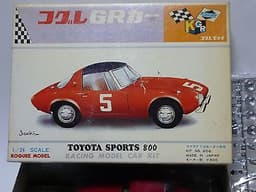 OLD KOGURE JAPAN "TOYOTA SPORTS 800 1965" SLOT CAR KIT 1/24