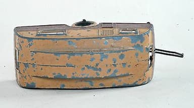 Original Pre War Dinky Toys Caravan Trailer No 30g Open Roof Windows QGC Scarce.