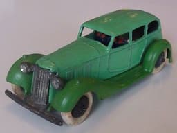 Pre war Dinky 36a Armstrong Siddeley. Tinplate driver and footman. Ultra-rare.