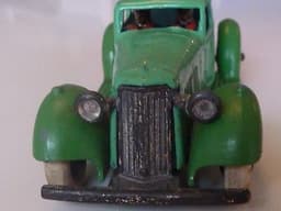 Pre war Dinky 36a Armstrong Siddeley. Tinplate driver and footman. Ultra-rare.