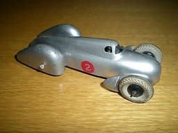 Pre War smooth hubs Dinky 23D Auto Union With Driver VERY RARE CONDITION Audi