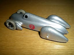 Pre War smooth hubs Dinky 23D Auto Union With Driver VERY RARE CONDITION Audi