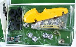 RARE 1966 Strombecker Dirt Track Racer 1/24 Slot Car Kit 8516 Yellow #1 MIB USA